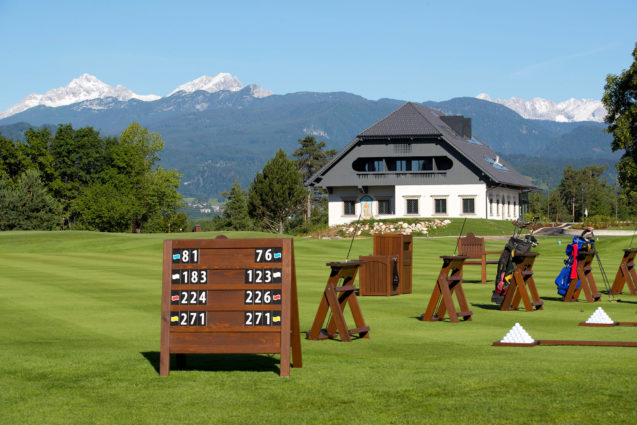 Restaurant and Boutique Hotel at Royal Bled Golf course in Slovenia