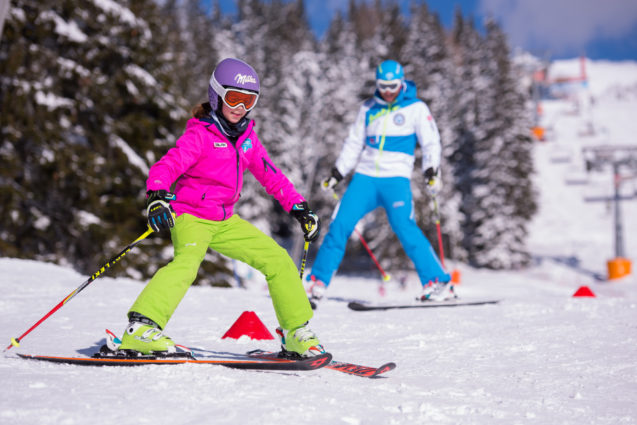 Ski school at Krvavec Ski Resort