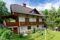 Exterior of Apartments Valant Bled in summer