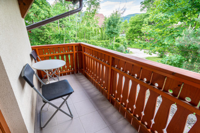 View from the balcony of Duplex Apartment with Balcony at Apartments Valant Bled in Slovenia