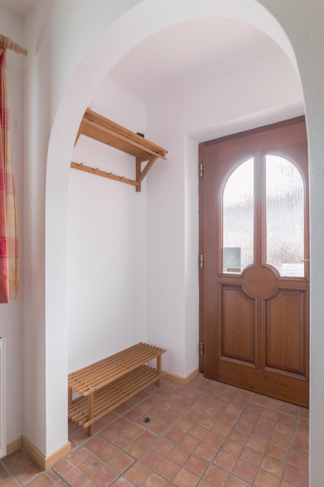 Hallway of Duplex Apartment with Balcony at Apartments Valant Bled in Slovenia
