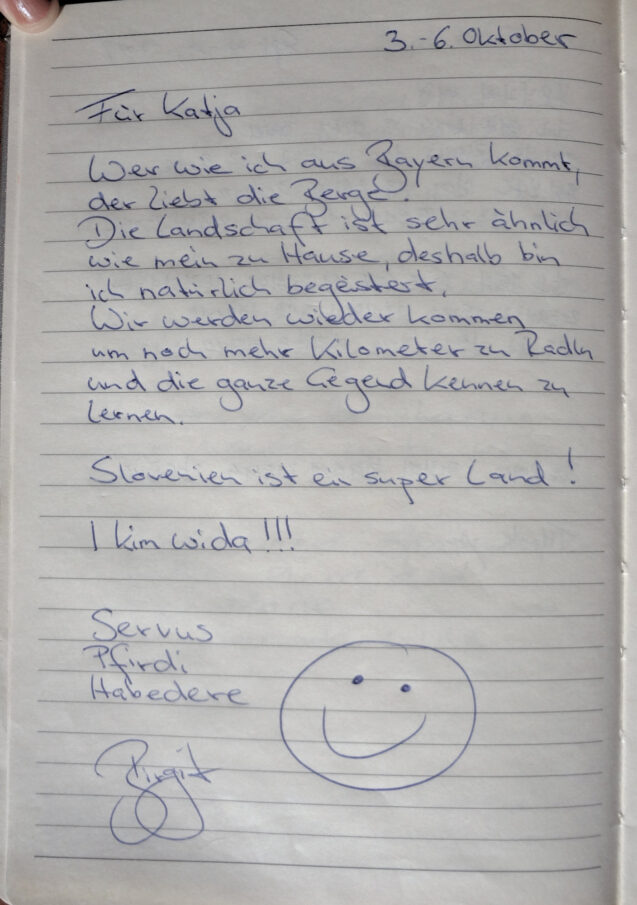 Page 14 with handwritten notes from the guestbook in Spacious Apartment With 2 Balconies at Apartments Fine Stay Bled