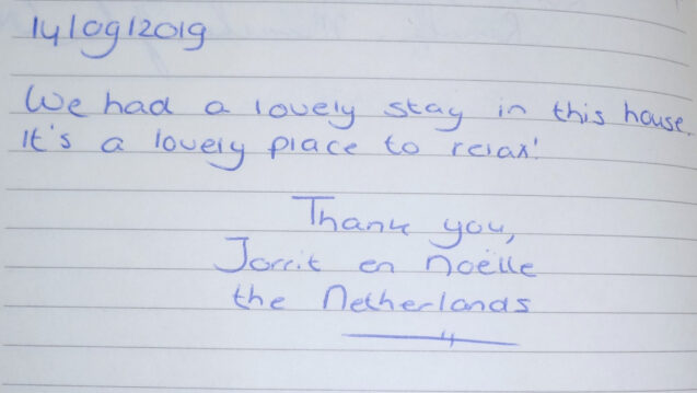 A note from a couple from the Netherlands who stayed in Duplex Apartment With Balcony at Apartments Valant Bled in September 2019