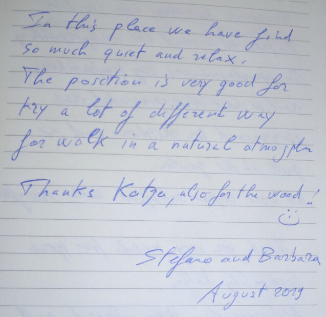 A note from a couple from Italy who stayed in Cosy Apartment With Terrace at Apartments Valant Bled in August 2019