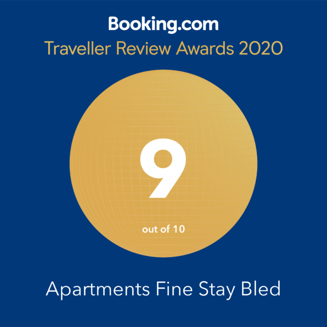 Traveller Review Awards 2020 for Apartments Fine Stay Bled