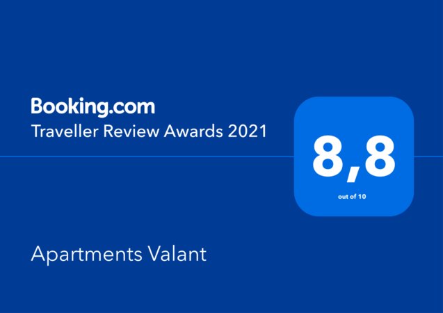 Traveller Review Awards 2021 for Apartments Valant Bled in Slovenia