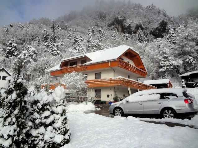 Accommodation Fine Stay Apartments in the Bled area of Slovenia in winter