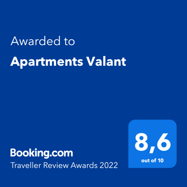 Traveller Review Awards 2022 for accommodation Apartments Valant Bled in Slovenia