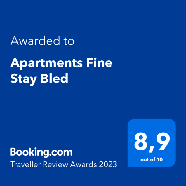 Accommodation Apartments Fine Stay Bled Traveller Review Award 2023