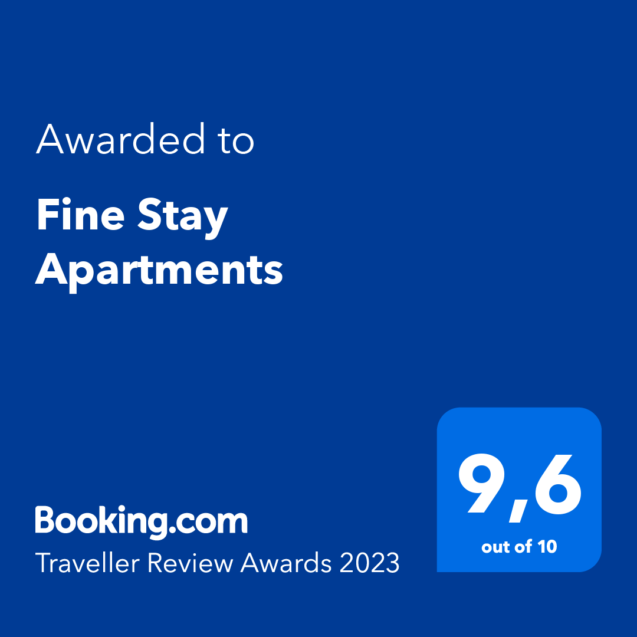 Accommodation Fine Stay Apartments in Slovenia Traveller Review Award 2023