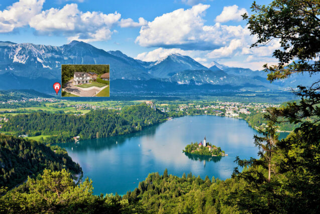 Lake Bled and location of Apartments Fine Stay  